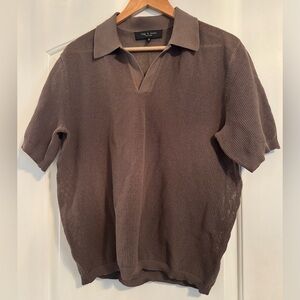 Men’s Rag & Bone Willy Mesh Polo